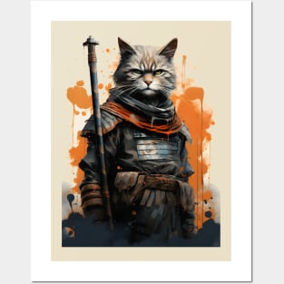 Warrior Cat in Uniform Posters and Art